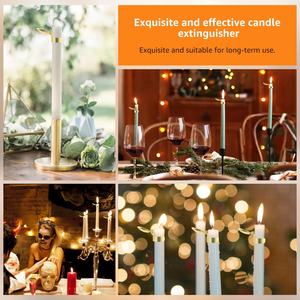 Tipo di Clip regolabile estintore automatico a forma di guscio di metallo a forma di fiamma spilla accessori per <span class=keywords><strong>candele</strong></span> - Product Image 5