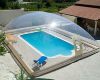 Dôme à bulles gonflable de haute qualité, tente de piscine, couverture de piscine gonflable transparente, tente de couverture de piscine