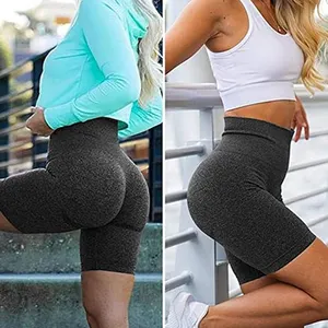 Popüler ürünler kadın yüksek belli serin seksi spor salonu Legging dikişsiz Yoga egzersiz uyku şort giymek