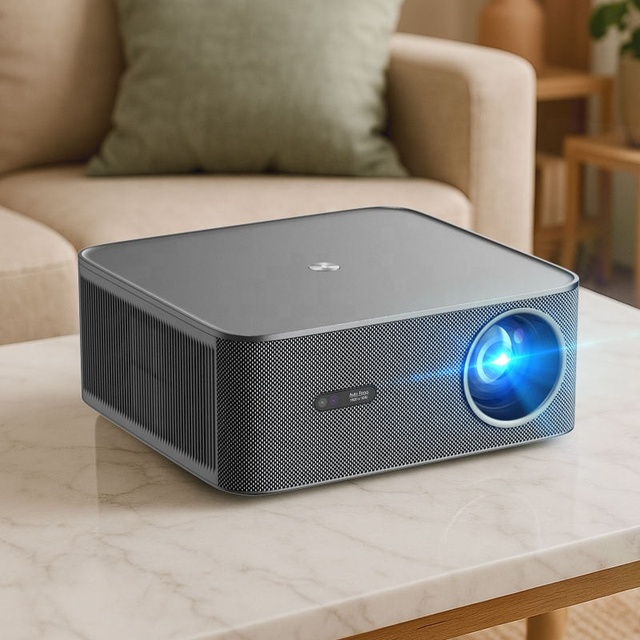 Auto Focus Home Smart Android 14 System 1080P LCD WiFi 5G 1200ANSI Lumens Speaker Education Camping Movie Portable 8K Projector