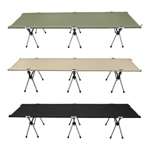 Cama Plegable para Camping, Venta al Por Mayor de Fábrica, Bajo MOQ, Envío Inmediato, para Actividades al Aire Libre, Descansos en la Oficina, Uso Doméstico, Buen Precio, Aluminio - Product Image 3