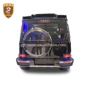 Nouvelle housse de roue de secours G63 2019 adaptée aux pièces automobiles de classe W464, couvre-pare-chocs arrière en fibre de carbone - Product Image 4