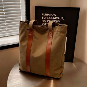 Customized <b>Large</b> Capacity Women Tote <b>Bag</b> Durable Ladies' <b>Canvas</b> Tote <b>Bag</b> with Custom Design for Shopping Grocery - Product Image 1