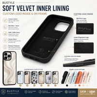 Coque de téléphone magnétique 2-en-1 en PC et TPU, personnalisée et imprimée, antichoc, protection directe usine pour iPhone 15 16 17 18 Pro Max