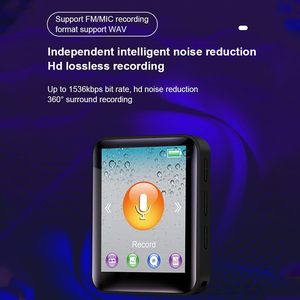 1.77 inch màn hình <span class=keywords><strong>MP4</strong></span> Máy nghe nhạc cho Bluetooth âm nhạc đầy đủ Video hỗ trợ tính năng Stereo Loa FM Đài phát thanh ghi âm giọng nói mới lạ suppo - Product Image 4