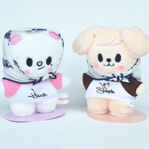 Peluche magnétique de 13 cm, personnage de dessin animé Stray Kids SKZOO, figurine d'idole, Felix, jouet en peluche doux, avec foulard, cadeau - Product Image 5