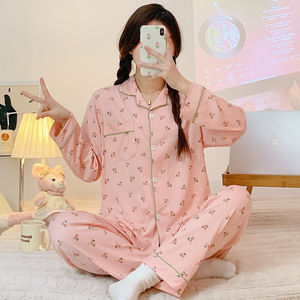<span class=keywords><strong>Camicia</strong></span> <span class=keywords><strong>da</strong></span> <span class=keywords><strong>notte</strong></span> a manica lunga set in maglia di <span class=keywords><strong>cotone</strong></span> pigiama mujer nighty ragazze indossa un semplice pigiama in tessuto bianco pigiama <span class=keywords><strong>da</strong></span> donna - Product Image 6