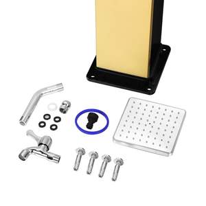 Vente flash : la dernière conception de la saison estivale, <span class=keywords><strong>douche</strong></span> <span class=keywords><strong>solaire</strong></span> familiale de couleur dorée 40L, <span class=keywords><strong>douche</strong></span> de plage, <span class=keywords><strong>douche</strong></span> extérieure pour le jardin - Product Image 6