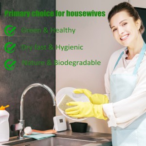 Éponge à vaisselle biodégradable en fibre de coco naturelle, durable, non-abrasive, pour le nettoyage de la cuisine - Product Image 6