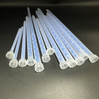 ME08-32 Tube de mélange statique en plastique pour injection d'époxy, colle adhésive bleue, élément de 0,30 mm de diamètre, buse Guangdong, mélangeur A/B