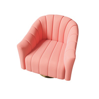 Chaise de luxe à canon pivotant, fauteuil de style français, pour salon