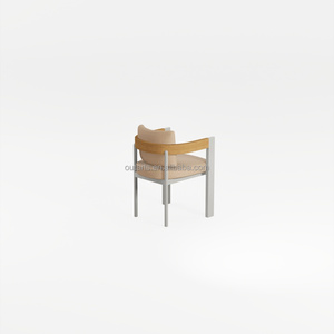 Sillón de Exterior de Alta Gama con Contorno Ergonómico, Estructura de Aluminio Resistente, Cojín de Esponja Gruesa, Ideal para Jardín o <span class=keywords><strong>Terraza</strong></span> - Product Image 4