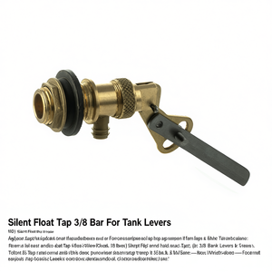 Válvula de flotador silenciosa de 3/8 bar para palancas de tanque - Product Image 3
