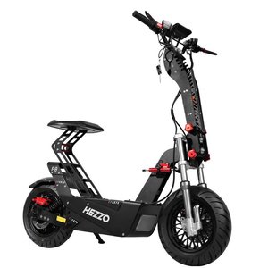 สกู๊ตเตอร์ไฟฟ้า Hezzo 16 นิ้ว 72 โวลต์ 10000 วัตต์ มอเตอร์คู่ ความเร็วสูง 50AH สำหรับขับขี่ออฟโรด พับได้ คลังสินค้าในสหรัฐอเมริกา - Product Image 2