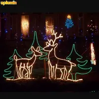 LED 6m Iron Frame Luces De Navidad Antique 2D Across Street Motif Christmas  Light - China Christmas Decoration, Christmas Lights