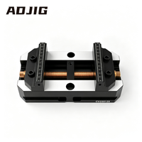 Perlengkapan Penahan Benda Kerja CNC Presisi ZPP CV255125 Zero Point Manual Vise 20KN Kekakuan Tinggi Quick Change Vise
