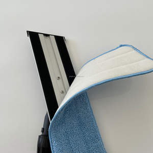 Qingle 2024 con telaio piatto in alluminio 360 mocio 40cm <span class=keywords><strong>60cm</strong></span> facile pulizia in alluminio industriale in cotone telaio <span class=keywords><strong>Mop</strong></span> con Clip - Product Image 2