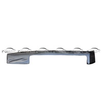 Accessoires intérieurs de voiture, acier inoxydable époxy poli haute brillance, noir carbone, décoration pour E46 M3 2D 2 portes gauche
