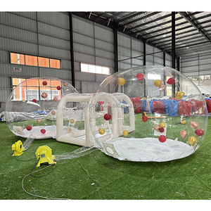 <span class=keywords><strong>Vendita</strong></span> calda commerciale PVC 10ft doppia bolla tenda gonfiabile bolla casa per i bambini e gli adulti - Product Image 4