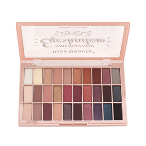 Kiss Beauty Palette <span class=keywords><strong>de</strong></span> fards à paupières longue durée à poudre fine 30 couleurs, ajustement naturel, logo personnalisé, maquillage cosmétique <span class=keywords><strong>de</strong></span> marque privée, <span class=keywords><strong>ombre</strong></span> à paupières - Product Image 4