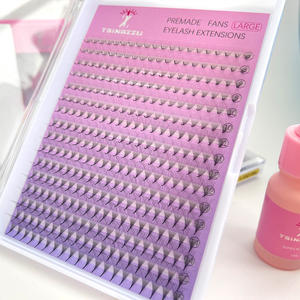 Pestañas Song Lashes Hechas a Mano, Cabello Sintético de 0.07mm, Abanicos de Extensión de Pestañas Pre-fabricados <span class=keywords><strong>en</strong></span> Forma de W 3D, Fáciles de Aplicar, 12 Unidades - Product Image 6