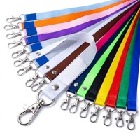 Lanière en polyester de 15 mm avec logo personnalisé, porte-badge, sangle porte-clés, cordon pour carte d'identité événementielle