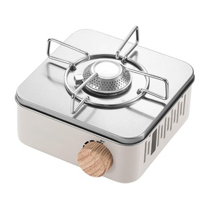 Estufa de Gas Portátil de un Solo Quemador, de Hierro Fundido y Aluminio, Mini Cocina para Acampar al Aire Libre, Autocaravanas, Hoteles, Hogares, Cocina, Senderismo - Product Image 1