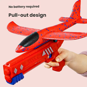 Giocattolo Lanciatore di Aerei in Schiuma alla Moda, Pistola Giocattolo Elettronica Portatile per Esterni in Plastica, Giocattolo Sportivo per Ragazzi - Product Image 6