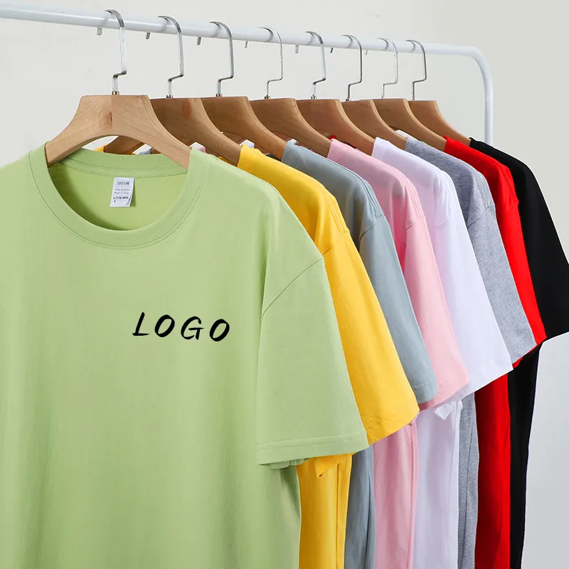 Shirt 100% Cotton Mens T Shirt Customized Logo Tee High Quality T Shirts