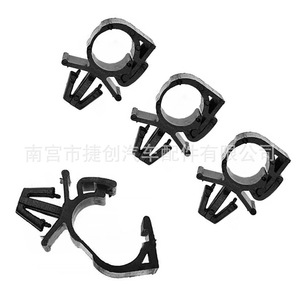 Clips de cable en forma de C de nylon JC-L16 de Jiechuang Auto Parts para la fijación de arneses de cableado automotriz - Product Image 3