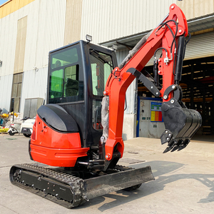 Excavadora Hidráulica Nueva de 2.5 Toneladas con Brazo Largo, Orugas de Goma, Excavadora para Huertos, Repuestos Gratis - Product Image 1