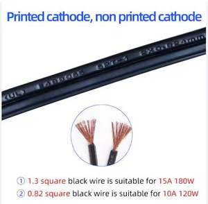 كابل طاقة كبير التيار لشحن السيارات، كابل تمديد شاحن السيارة 24 فولت 15 أمبير لولاعة السجائر - Product Image 5