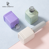 Flacon de vernis à ongles en verre cosmétique violet opaque de 16 ml, vente en gros, nouveau - Fabricant