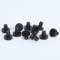 Bouchon en silicone de type T personnalisé bouchon en caoutchouc filetage rond trou bouchon joint bonne élasticité résistance aux hautes températures