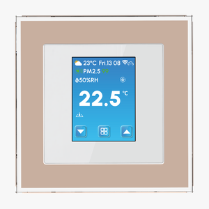 Termostato Intelligente Moderno con Schermo a Colori TFT e WiFi per Uso Alberghiero, Riscaldamento e Raffreddamento, Sensore PM2.5 e Umidità - Product Image 1