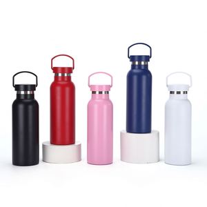 Bouteille d'eau isotherme Huashanqi élégante en acier inoxydable à large ouverture - Grande capacité, portable et prête pour la randonnée en extérieur - Product Image 5