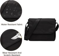 Sac à bandoulière personnalisable en polyester imperméable avec fermeture éclair pour le travail, les activités de plein air, les voyages et le sport – Toutes saisons