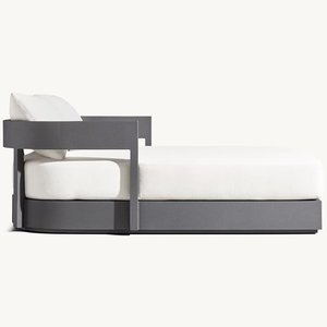 Ngoài trời nhôm phơi nắng Patio đi văng Chaise phòng chờ sang trọng ngoài trời đồ nội thất hồ bơi phòng chờ ghế RH đồ nội thất mặt trời giường - Product Image 5