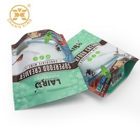 Pochette debout imprimée en couleurs à barrière haute personnalisée avec fermeture à glissière sac d'emballage alimentaire soufflant pommes de terre chips de banane biscuits