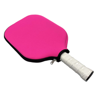 Housse de protection personnalisée en néoprène pour raquette de pickleball pour enfants, durable et portable, pour l'entraînement en plein air et les voyages