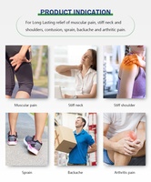 Patchs Hydrogel Mentholés Chinois 10x14cm les Plus Vendus – Gel Rafraîchissant Blanc pour Soulagement des Douleurs Musculaires du Dos – Compresses Chaudes et Froides