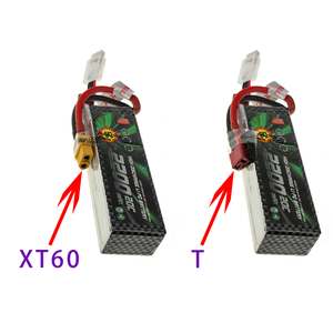 แบตเตอรี่รถยนต์สี่แกน7.4V 11.1V 800/1300/1800/2200/3300/4000/ 5300mAh พร้อมปลั๊ก XT60 - Product Image 3