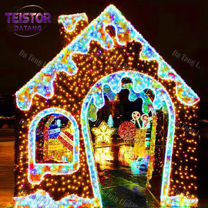 Arche lumineuse de Noël pour centre commercial, idéale pour les photos de vacances - Product Image 4