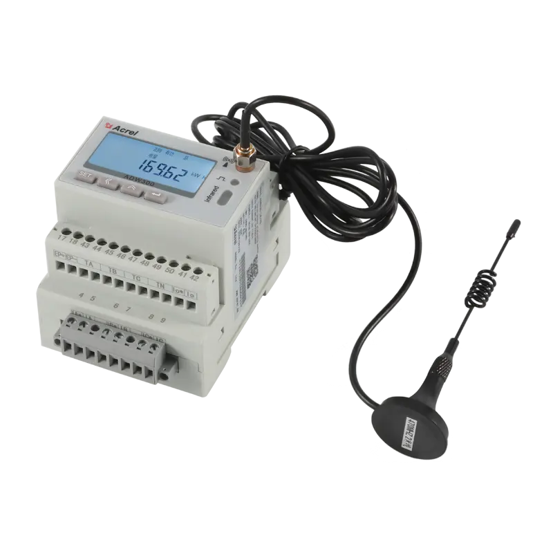 ADW300 IOT sistema elettrico wireless monitor di potenza rs485 din rail misuratore di energia con modulo Gateway