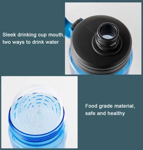 2L Large Capacity Sport <b>Water</b> <b>Bottle</b> with <b>Filter</b> Eco-Friendly Plastic Portable for Fitness - Product Image 4