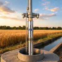 Pompe à eau submersible haute pression et haute pression de refoulement pour puits profonds, pour l'approvisionnement en eau industriel