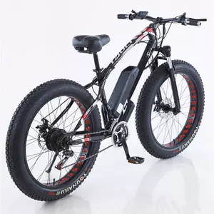 2022 CE-zugelassenes Fettreifen-Elektro fahrrad 250W 350W 500W Snowbike Elektrisches Mountainbike-Fahrrad 26x4,0 Fett-E-Bike-Voll federung