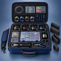 Étui de pêche portable en EVA, protection rigide, intérieur réglable, taille et couleur personnalisées, logo, vente en gros, fournisseur OEM