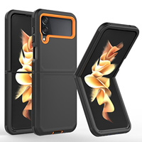 Produsen Baru Kedatangan Z Flip 4 Casing Ponsel untuk Samsung Galaxy Hard Defender Shockproof untuk Casing Ponsel Samsung