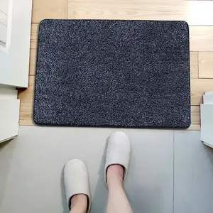 Non Slip Quilted Cotton Super Absorb Shoes Cleaning Magic Door Mat